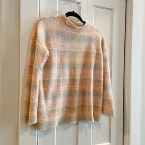 Lou & Grey plaid mockneck sweater